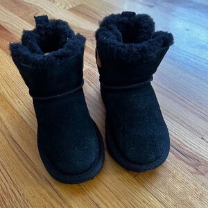 Cozy Black Kids UGGS Boots